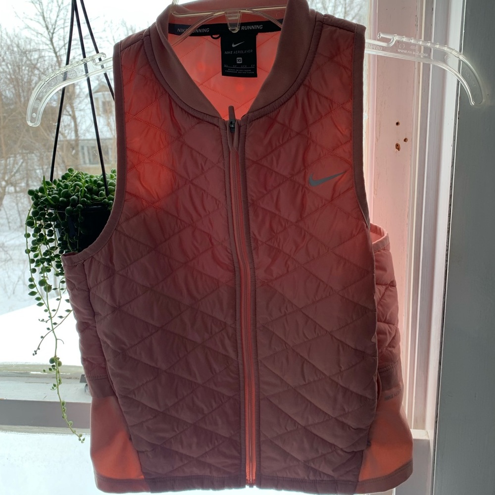 Nike size XS pink running vest